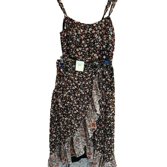 NEW Super Natural By Secret Mission Janice Skirt Set in brown ditsy floral - Picture 8 of 11